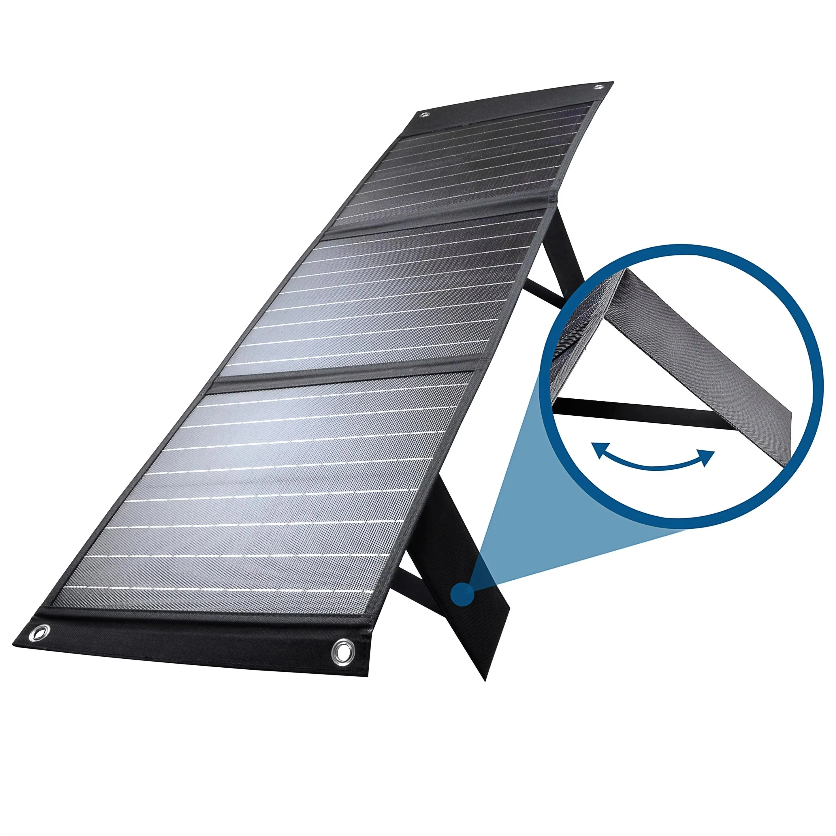 Portable 100W Foldable Waterproof Solar Panel Outdoor Camping Charger with Storage Bag