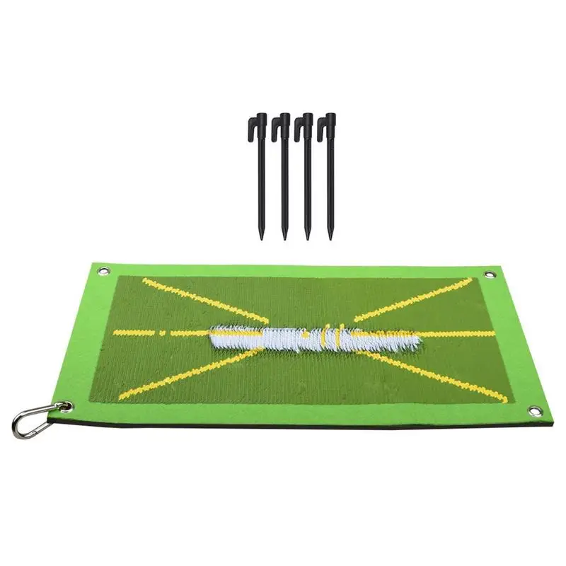 Alfombrilla de entrenamiento de Golf para detección de Swing, alfombrilla de detección de rastreo de bolas de bateo, almohadillas de práctica de Swing, regalos de Golf, 24x49cm