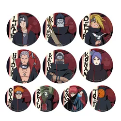 Naruto Akatsuki Pein Konan Zetsu Itachi Orochimaru Kisame Kakuzu Hidan Sasori Obito China Official Authorization Cosplay Badge