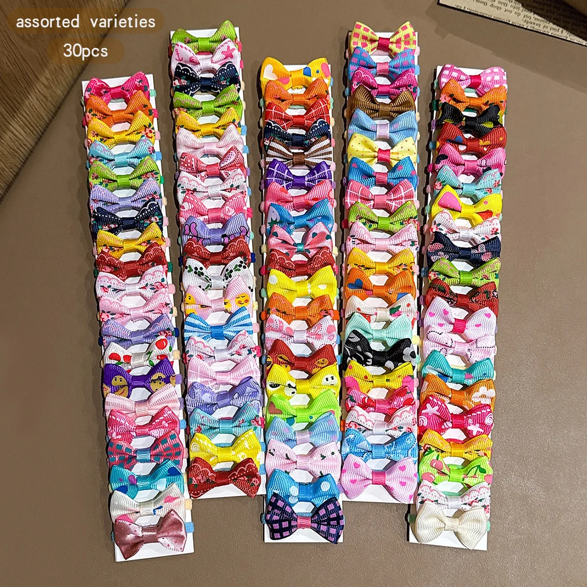 Bow Stringer Tool - 30 randomly printed butterfly bows with