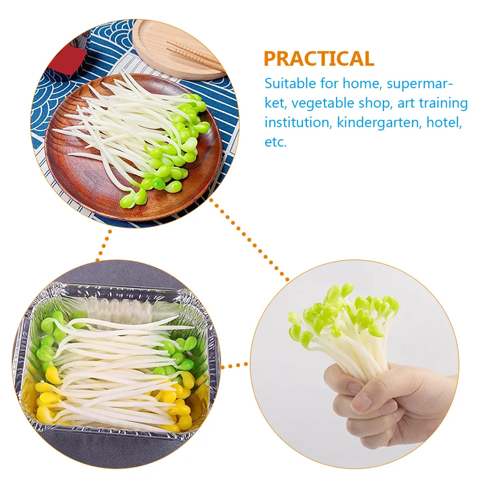 

50pcs Artificial Decorations Realistic Plastic Vegetable Props for Home Kitchen Display Rustic Veggie Model