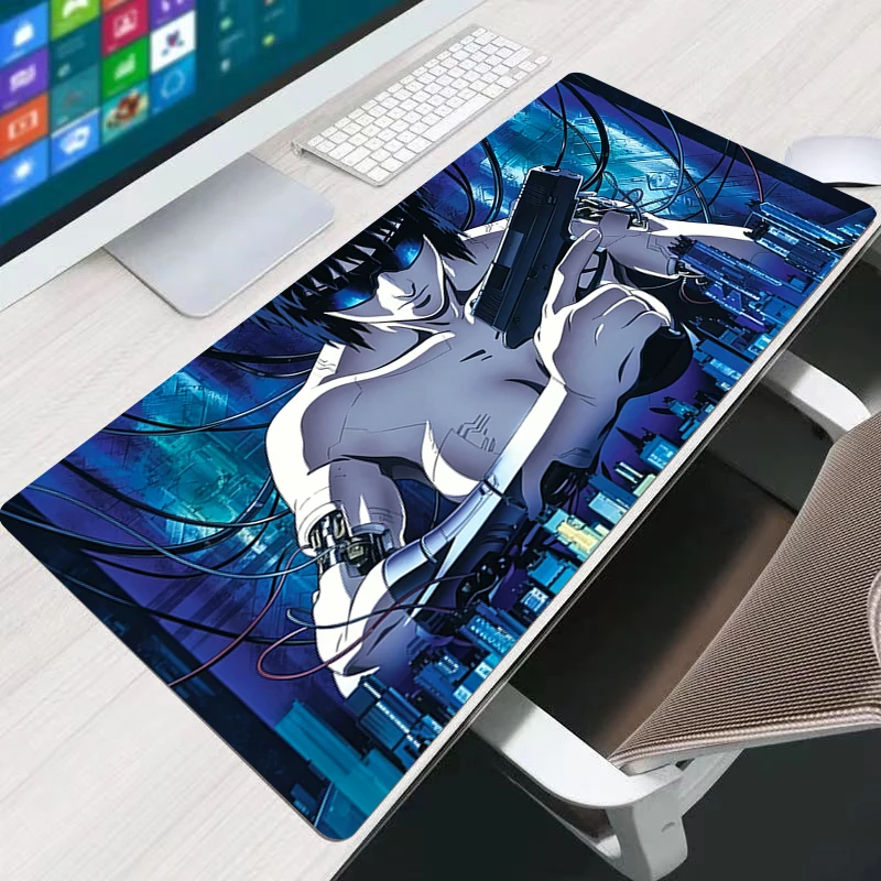 Cool Anime Mouse Pad Large Extended Mousepad Non Slip Gamer Desk Mat G-Ghost in the Shell Gaming Mouse Mat Smooth Surface Carpet view 6