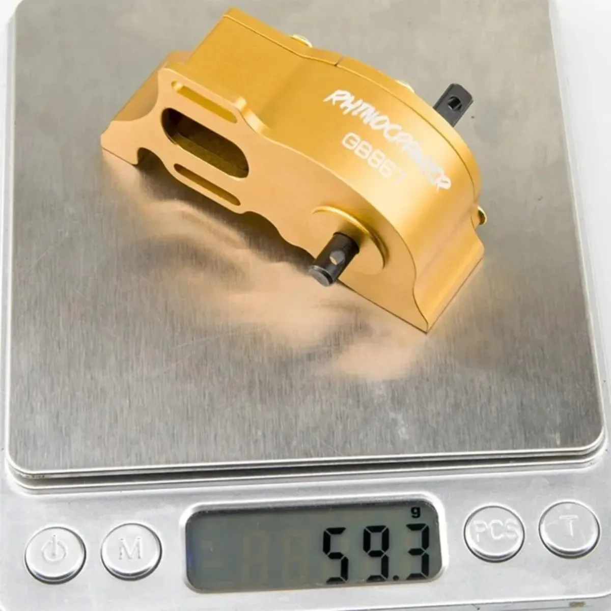 RhinoCrawler GB867 V2 LightWeigth caja de cambios transmisión conjunto de engranajes 1/10 coche trepador de control remoto centro bajo LCG chasis MOA