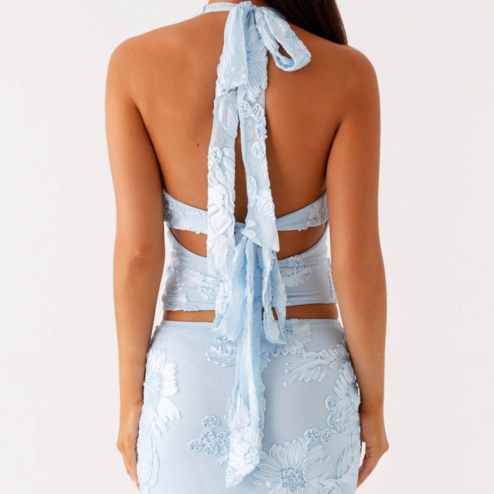 المرأة الأزهار التطريز الرسن قمم أكمام عارية الذراعين ضئيلة سترة لقضاء عطلة الشاطئ الصيف حزب ارتداء اليومي الشارع الشهير #5