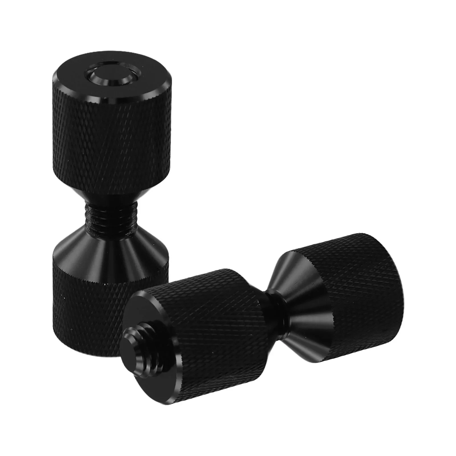 

1-1/8inch Two Hole Pins Set 6061 Aluminum Construction Flange Alignment Pin With Anodized Oxide Black Finish Tool Parts