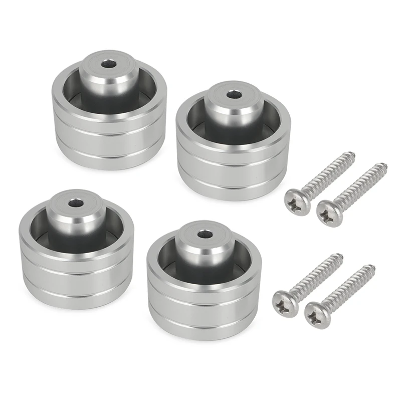 4pcs Vintage Turntable Replacement Feet with Screws for Pioneer PL-512 PL-514 PL-516 PL-518 PL-540 PL-560