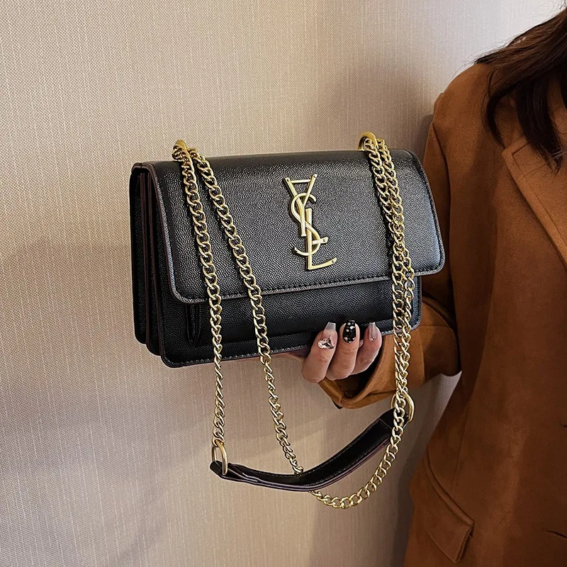 

Новое поступление, женская роскошная сумка на плечо с цепочкой, высококачественная текстурированная сумка через плечо на одно плечо, универсальный женский кошелек под подмышками