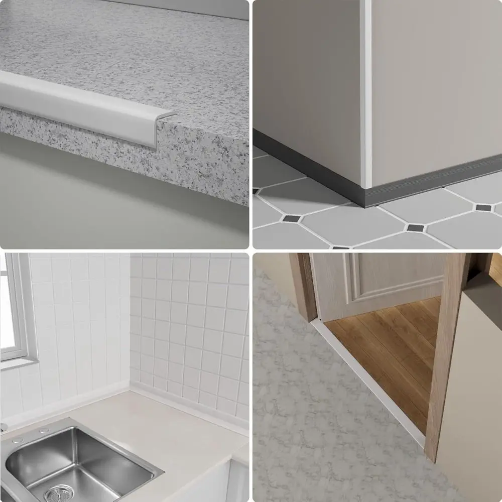 High Quality Self Adhesive Wall Corner Protector Peel and Stick 3m Caulk Strip Flexible Floor Transition Strip Inside Outside