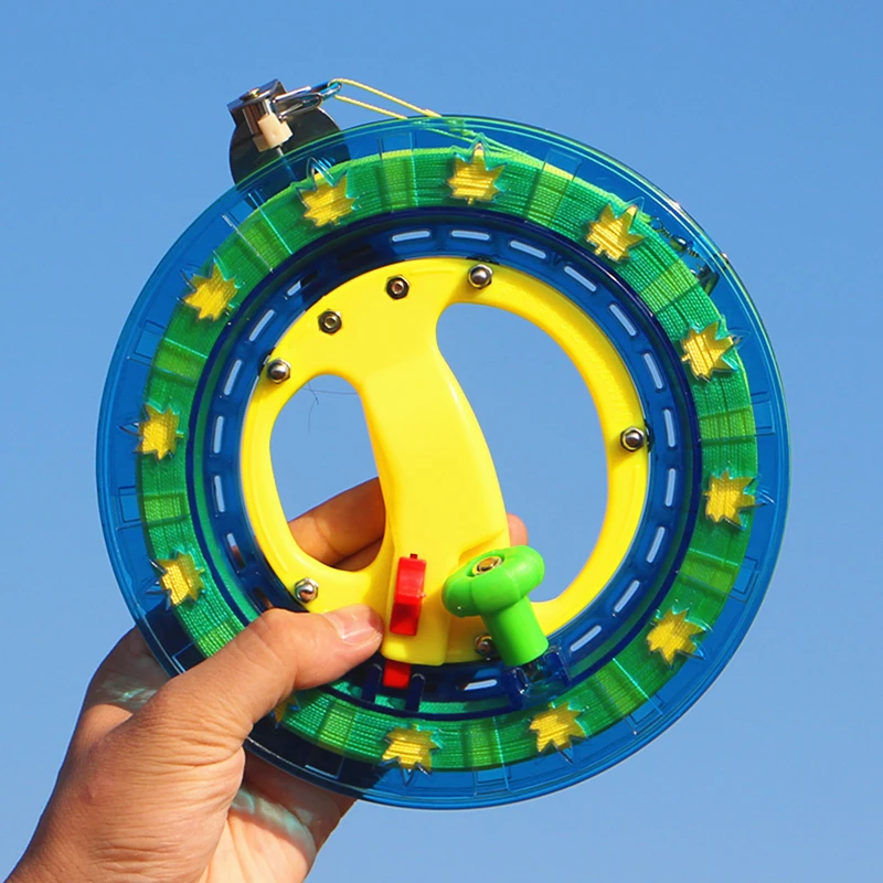 Gratis Verzending Volwassenen Vlieger Reel Abs Vlieger Wiel Vliegende Speelgoed Voor Kinderen Vliegers String Line Weifang Vliegers Fabriek Octopus Reel Kevlar