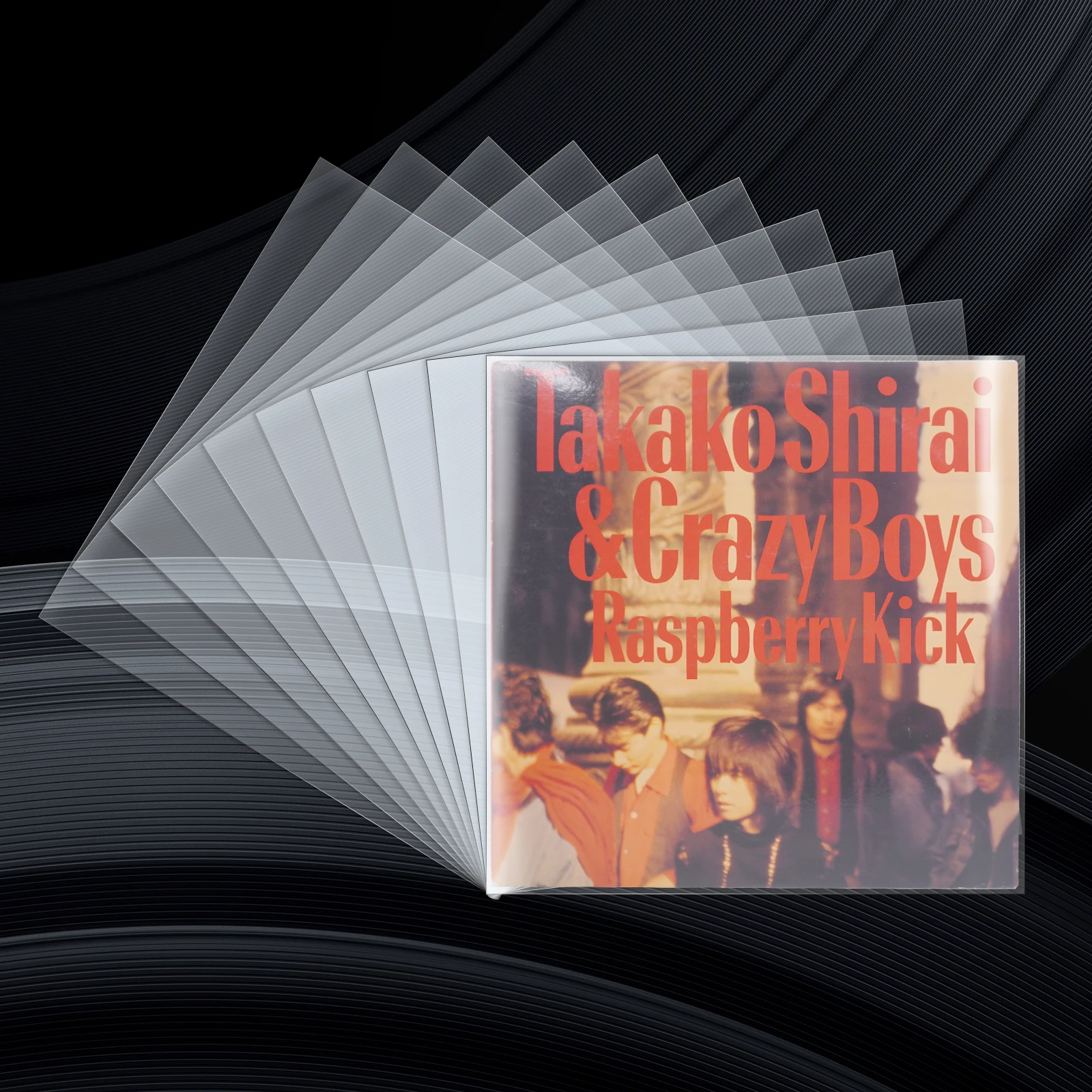 30 pezzi di buste protettive per dischi in vinile, materiale PP, supporto LP, borse esterne piatte aperte trasparenti per copertura di stoccaggio in vinile da 12 pollici