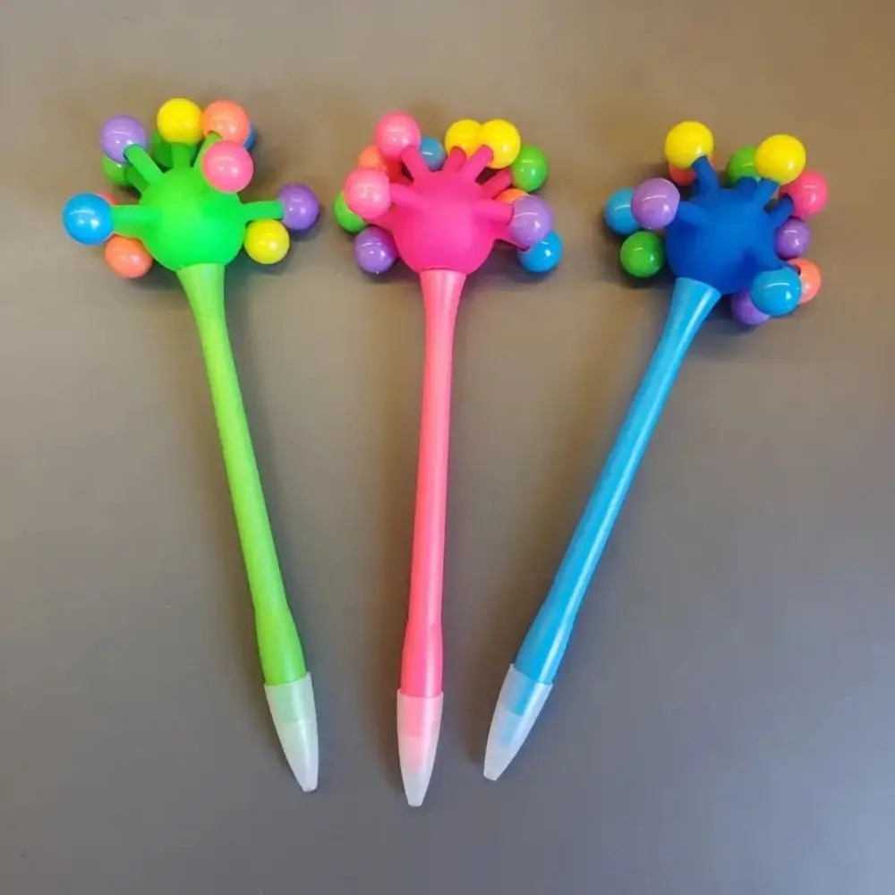 Cute Fun To Your Writing Small Ball Ballpoint Pen Decompression Novelty Pen Toy Pen Entertainment Pull Fidget Pen Stationery