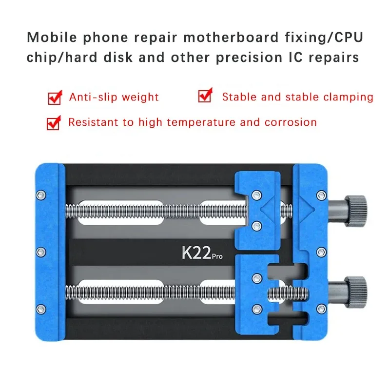 

K22pro Dual Bearing Motherboard Maintenance Multi-Function Fixture Chip Hard Disk Adhesive Removal Universal Card Fixture