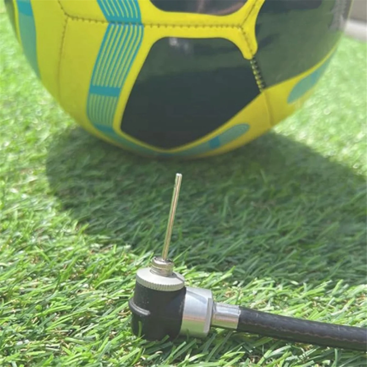 Aguja de inflado de bomba de bola ecológica, aguja de bomba de aire de acero inoxidable para inflar fútbol, baloncesto y voleibol, 3 uds.