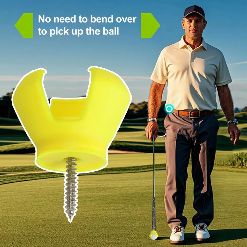 Club Tail Ball Retriever น้ําหนักเบา Golf Ball Grabber สําหรับพัตเตอร์ End 3-PRONG Golf Ball Retriever เครื่องมือ Quick สําหรับส่วนใหญ่