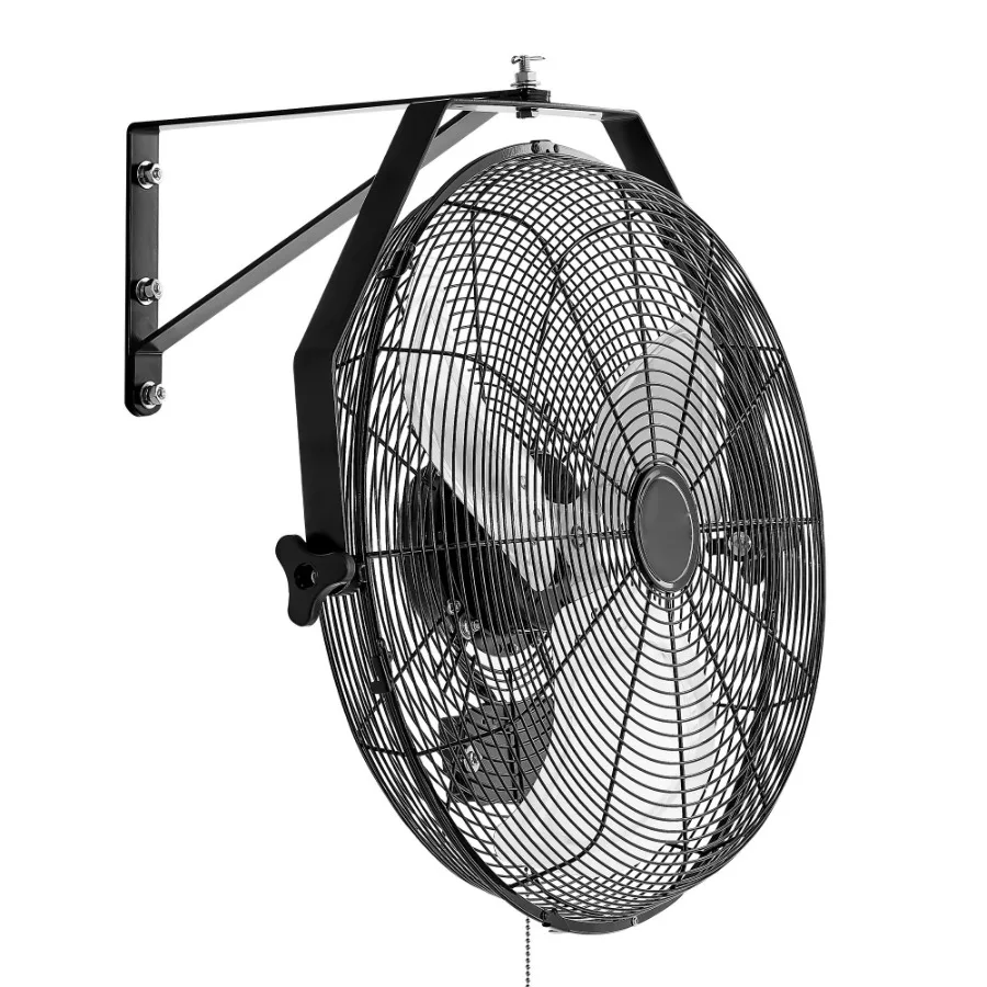 

18 Inch Industrial Wall Mount Fan High Velocity 4000 CFM Indoor Fan with 3 Speeds Powerful Motor Garage Wall Fan with Aluminum