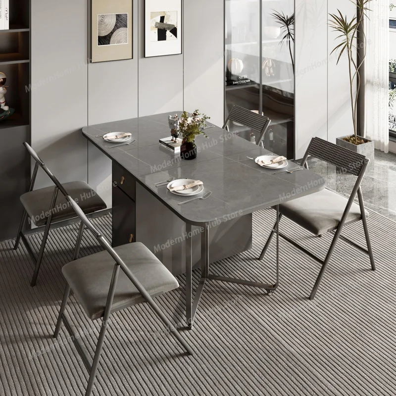 

Винтажные обеденные столы в скандинавском минималистичном стиле, складной прямоугольный кухонный стол, мебель для столовой в современном стиле, Esstisch