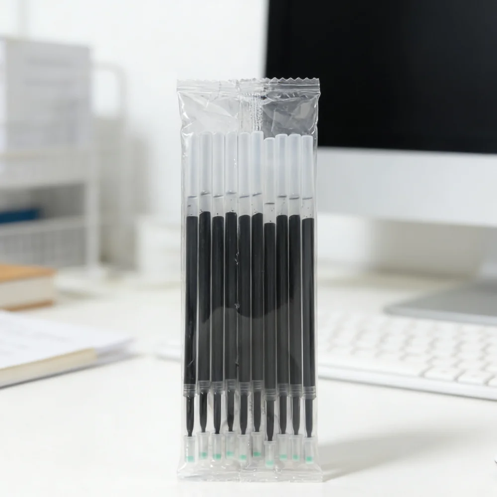 Kawaii Apple Cat 0.5mm Gel Pen 4-Pack image