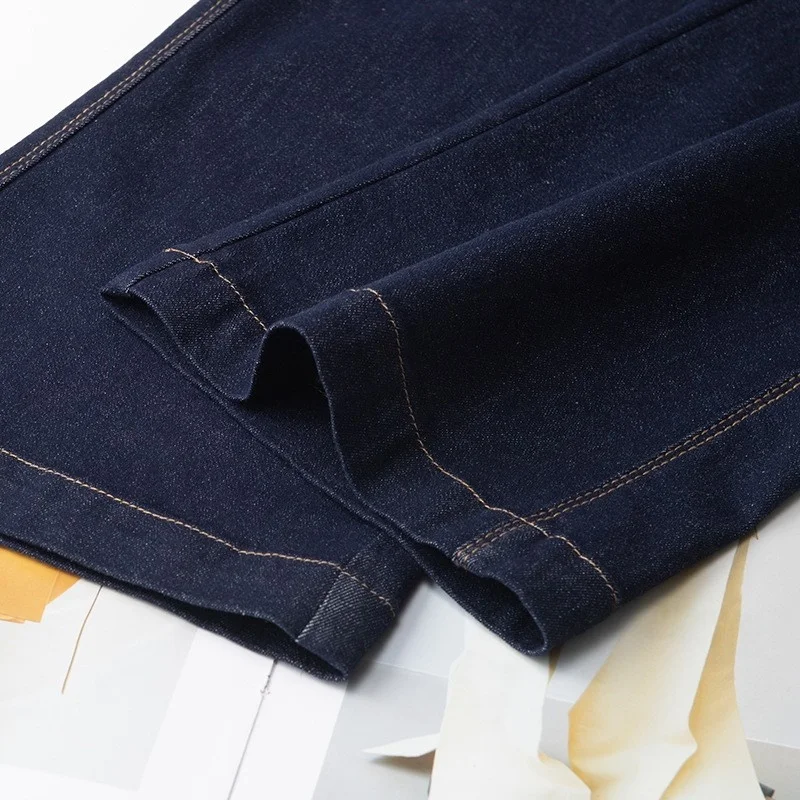 High Waist Bell Bot Jeans Women's Summer Slimming Denim Micro Flared Pants Casual Sle Cotton Polyester Blend Long Trousers