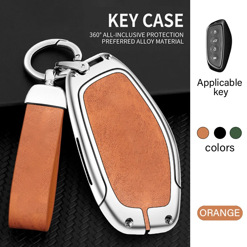 Metal Key Cover Case for Great Wall Haval H6 2024 H9 2025 Cool Dog plus Owl Dragon MAX F7 F7X Accessories Car Key Holder view 3