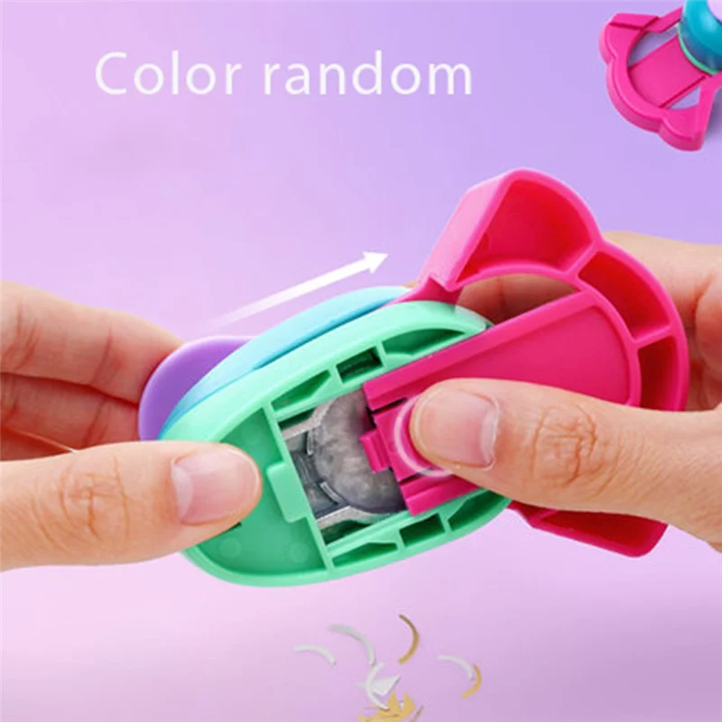 AB97-Double Corner Craft Punch Curve DIY Hole Punch Paper Cutter Embossing Scrapbook