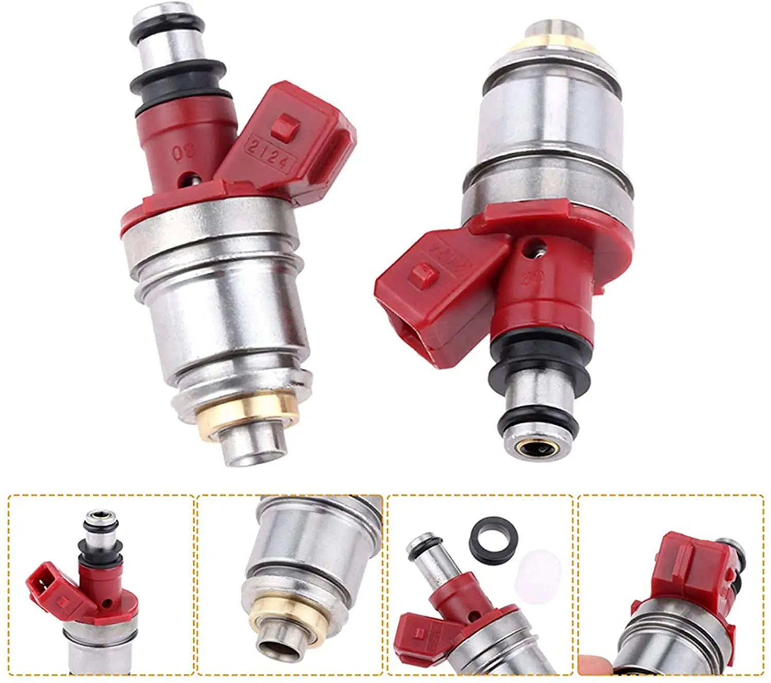 

4PCS New Fuel Injector For 1990-1995 Nissan Pickup D21 2.4L I4 16600-86G10 1660086G10 16600-86G00 1660086G00 Car Part