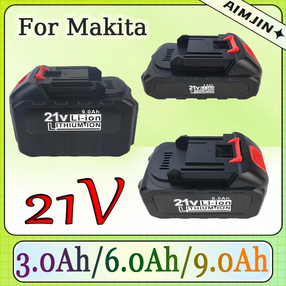 

18V 21V 388VF Battery Rechargeable 3000mah 6000mah 9000mah Lithium Ion Battery Li-ion Battery For Makita Electric Power Tool