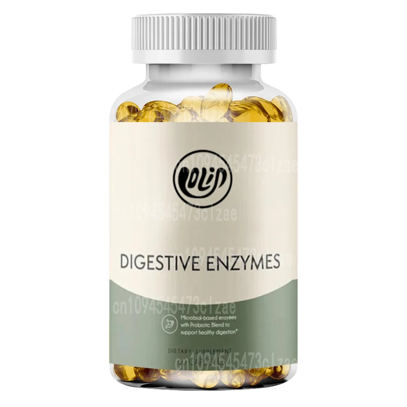 Digestive Enzymes and Prebiotics | 60 Capsules, Supports Digestive and Intestinal Health, Non-GMO, Gluten-free, Vegetarian