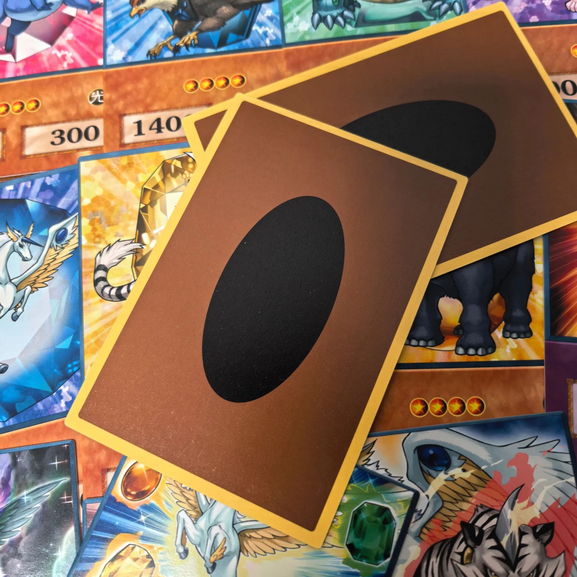100Pcs Yu Gi Oh Anime Style Cards Joey Rebecca Set Red Eyes Dragon Yugioh DM Classic Proxy DIY Card Kids Gift