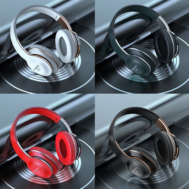 TWS Wireless Headphones Noise CancellBluetooth 5.0 Earphone Foldable Handsfree Headset HIFI Stereo Game Earbuds For Laptop Phone