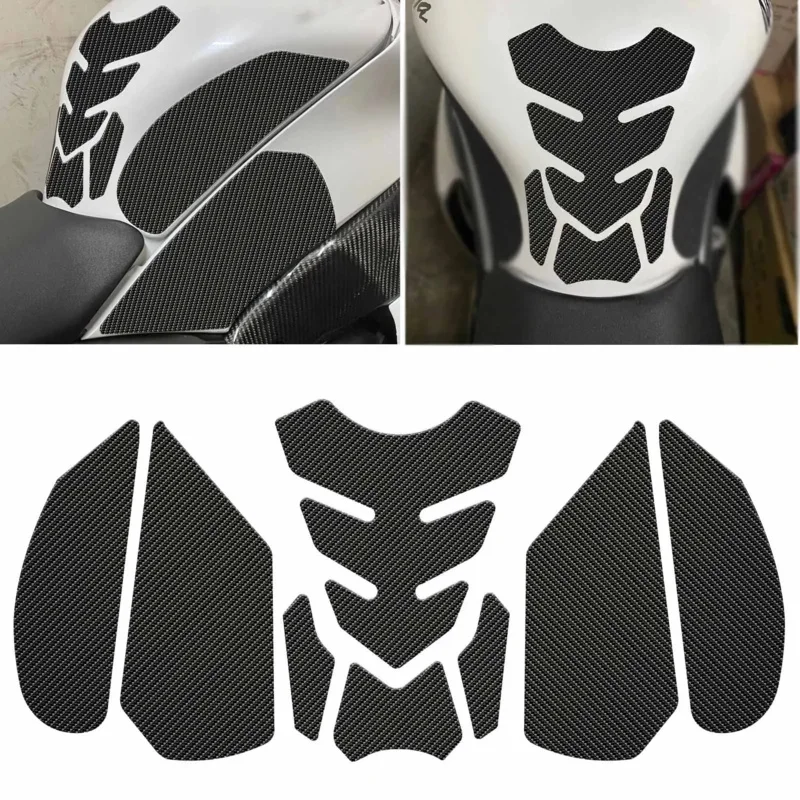 

For Kawasaki Ninja ZX-10R ZX10R ZX 10R 2011-2023 motorcycle protector anti slip fiber tank pad tank side traction sticker