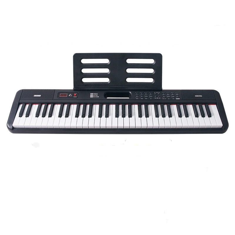 Portable Rechargeable 61‑Key Multifunctional Digital Electronic Keyboard Organ Musical Instrument For Adult Home Music Practice