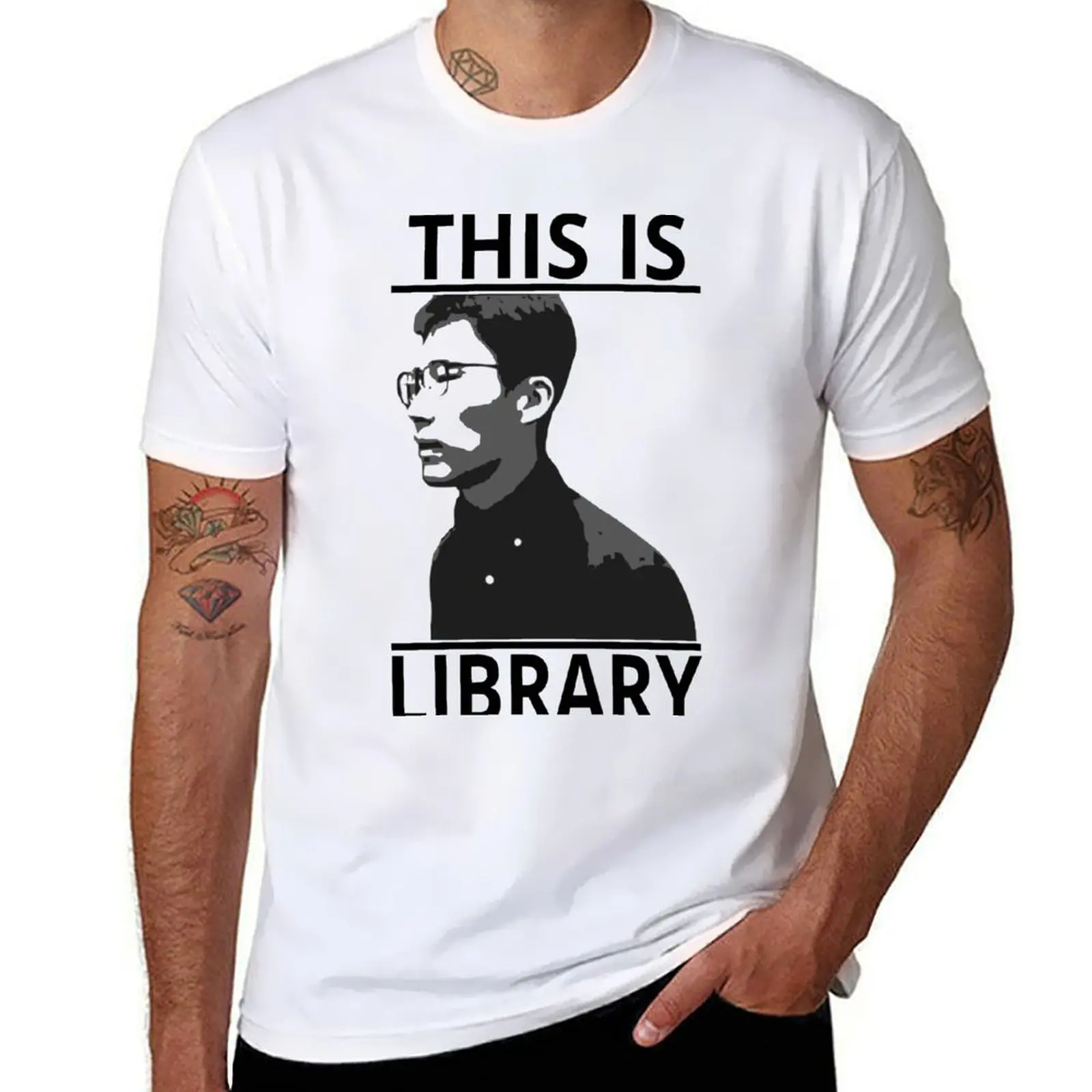

This Is Library T-Shirt summer shirt new gifts and t-shirts mens clothes