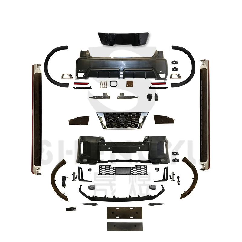 

Body Kit with Car Bumpers Grille Side Skirt for Nissan Patrol 2020-2022 Change to the New Nismo Model Auto Body System