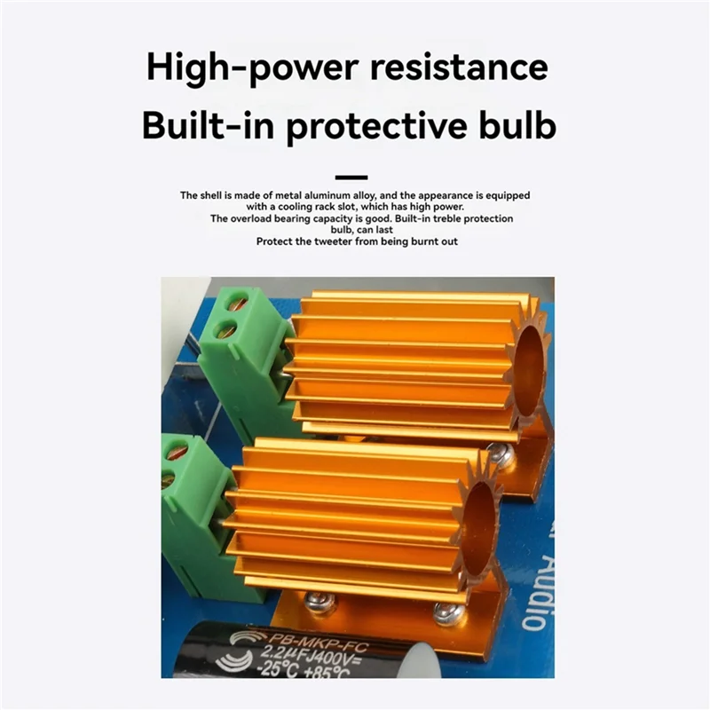 DIGIT-2X Two-Way Speaker Crossover Professional Stage Performance 1500W Frequency Divider For Single 15 Inch 18 Inch Speaker