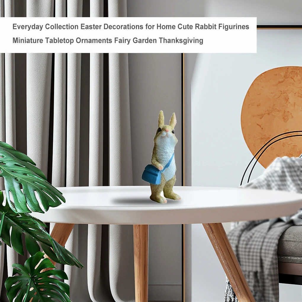 الراتنج الحيوان شكل ديكور للطاولات المحمولة رائعتين استبدال محاكاة مكتب عيد الفصح زخرفة الديكور نوع الهدايا