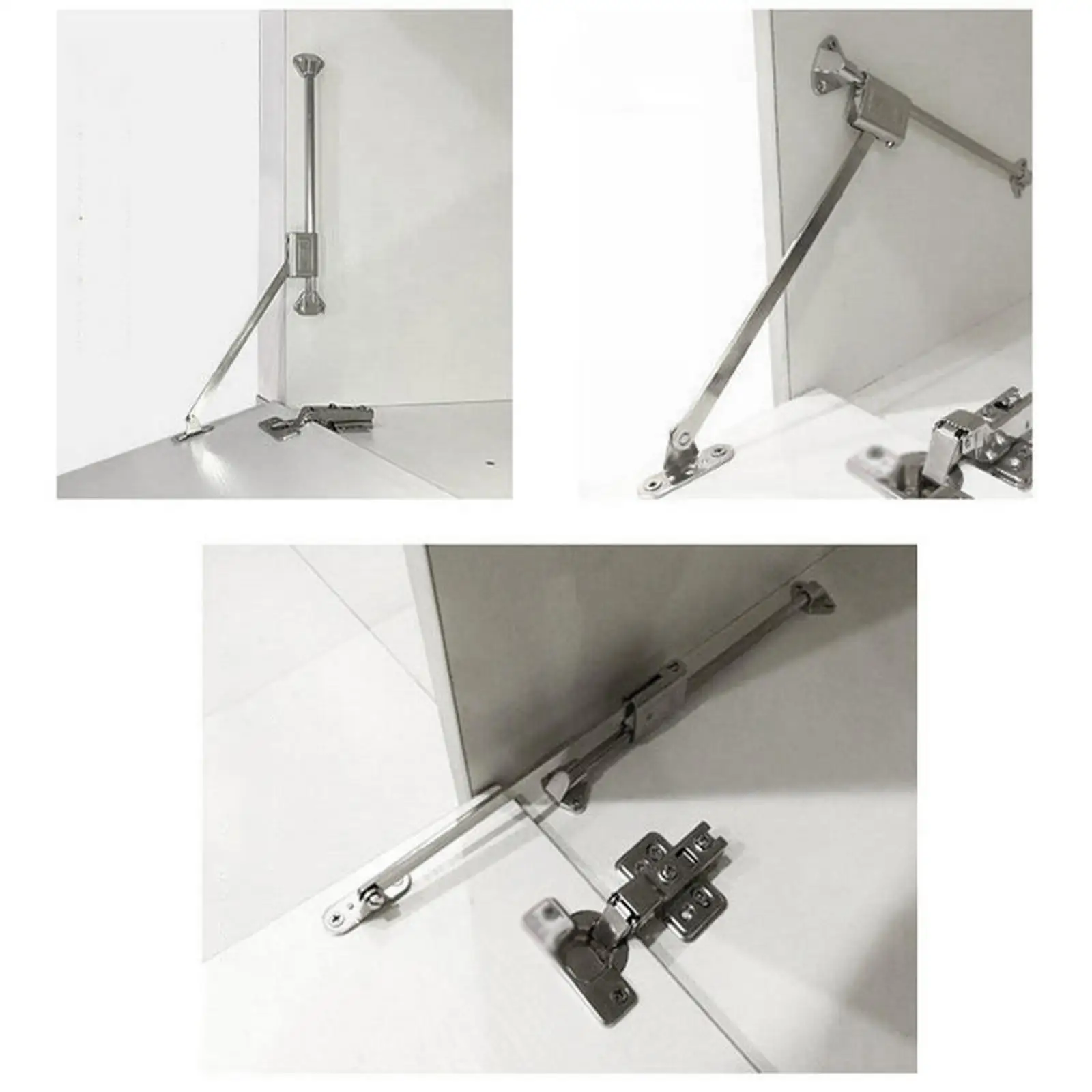 Cupboard Flap Down Door Stay, Wear Resistant Easy to Install Hardware Household Side Mount Accessories Drop Lid Sliding Rail Bar