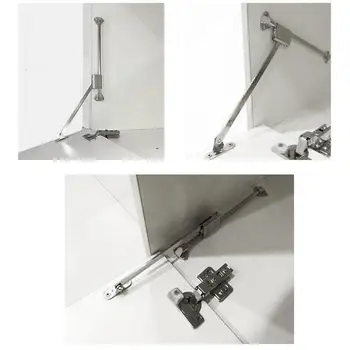 Dolap Kapaklı Kapı Kalması, Aşınmaya Dayanıklı Kurulumu Kolay Donanım Ev Yan Montaj Aksesuarları Düşme Kapağı Sürgülü Ray Çubuğu