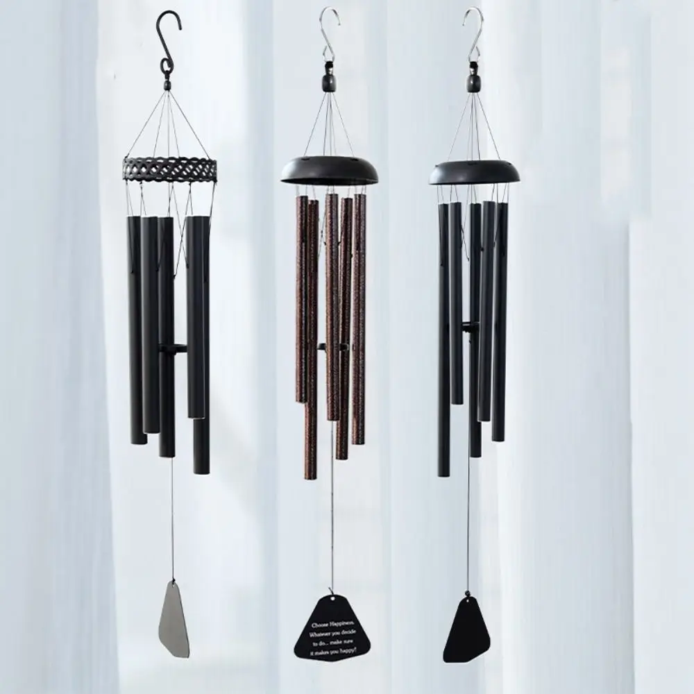 

Garden Decor Japanese Style Wind Chimes Retro Handcrafted Aluminum Tube Wind Bell Antique Metal Blessing Bell Outdoor