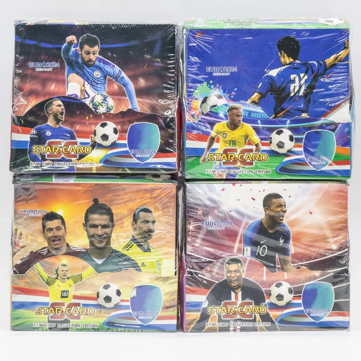 FIFA 2024 Soccer Trading Card Flash 288pcs Sports Fans Football Star Cards Shining Card TCG Board Game Toy Collect Kids Gifts