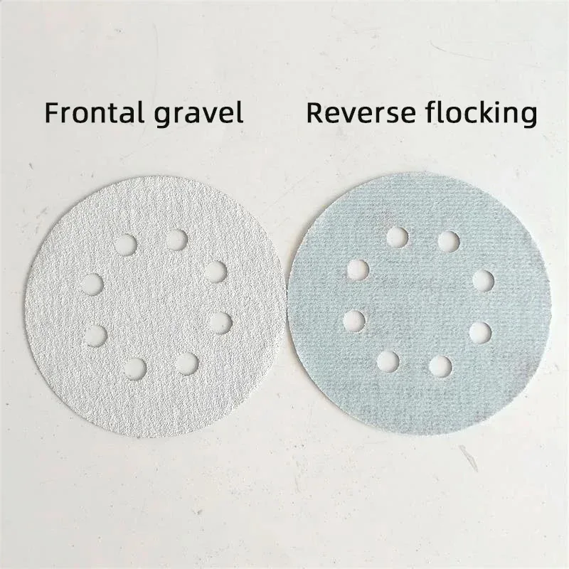 5 بوصة 8 حفرة ورق الصنفرة الجاف للسيارات P80 ~ p320 ورق الصنفرة للسيارة لطاحونة المعجون تلميع أقراص الطحن ذاتية اللصق 125