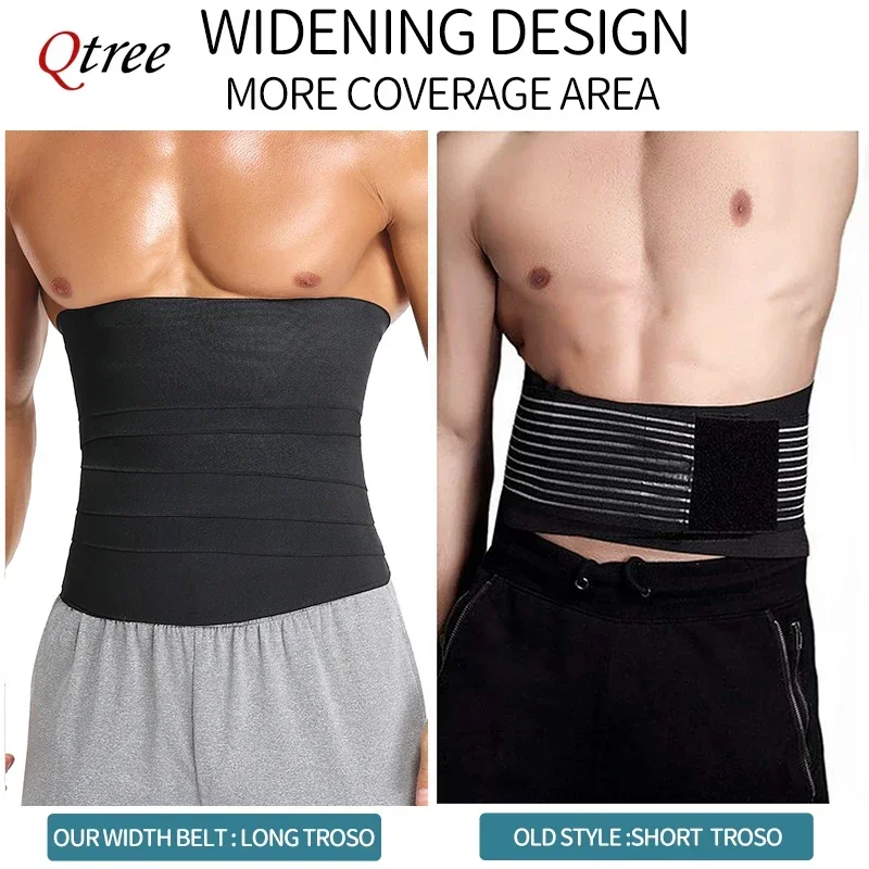 Men Body Shaper Snatch Me Up Bandage Wrap Waist Trainer Corset Trimmer Belt Compression Bands Weight Loss Slimming Shapewear