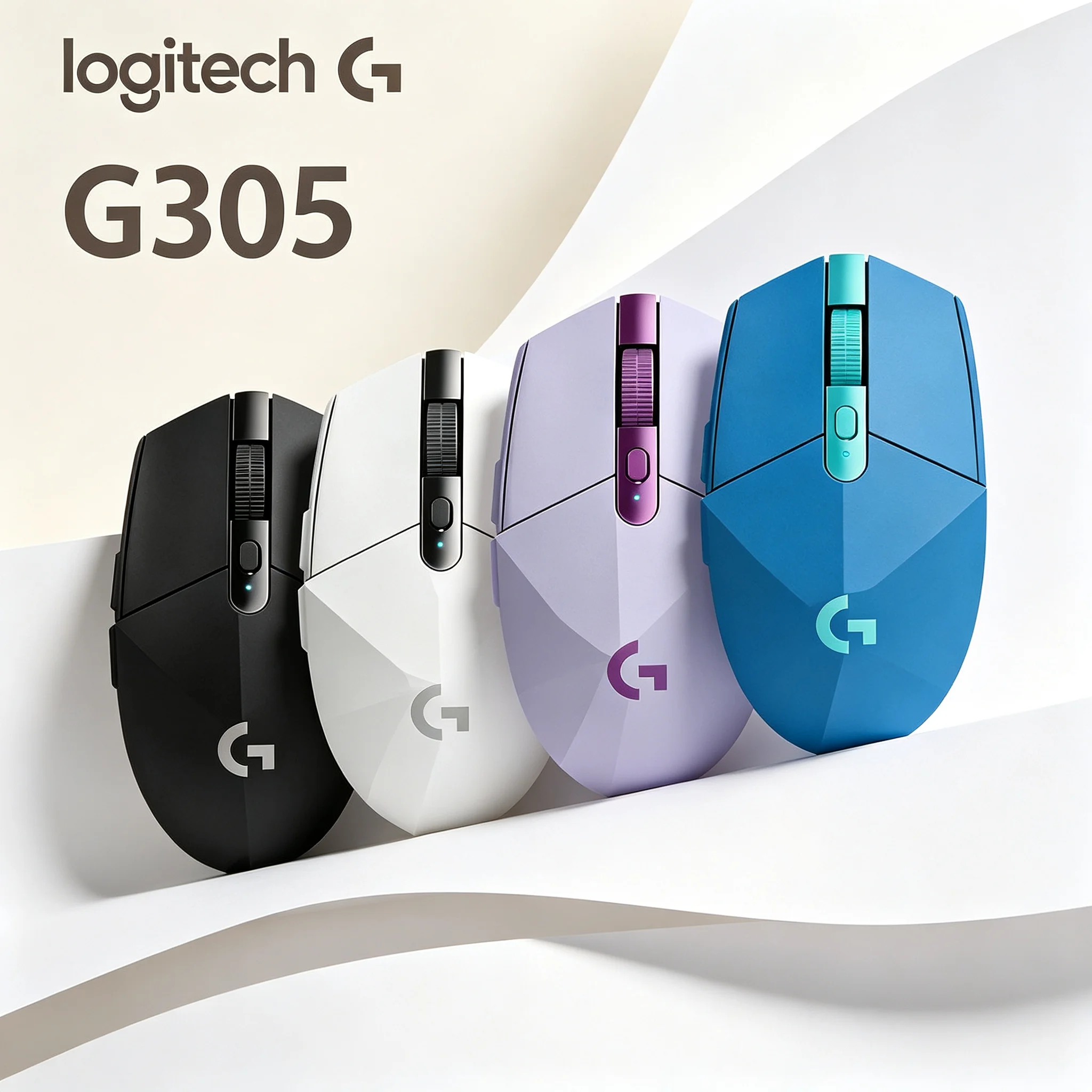 Logitech G305 Wireless Gaming Mouse High Performance Hero Sensor For CS2 PUBG LOL Valorant E‑Sports Gamer Mice For Notebook