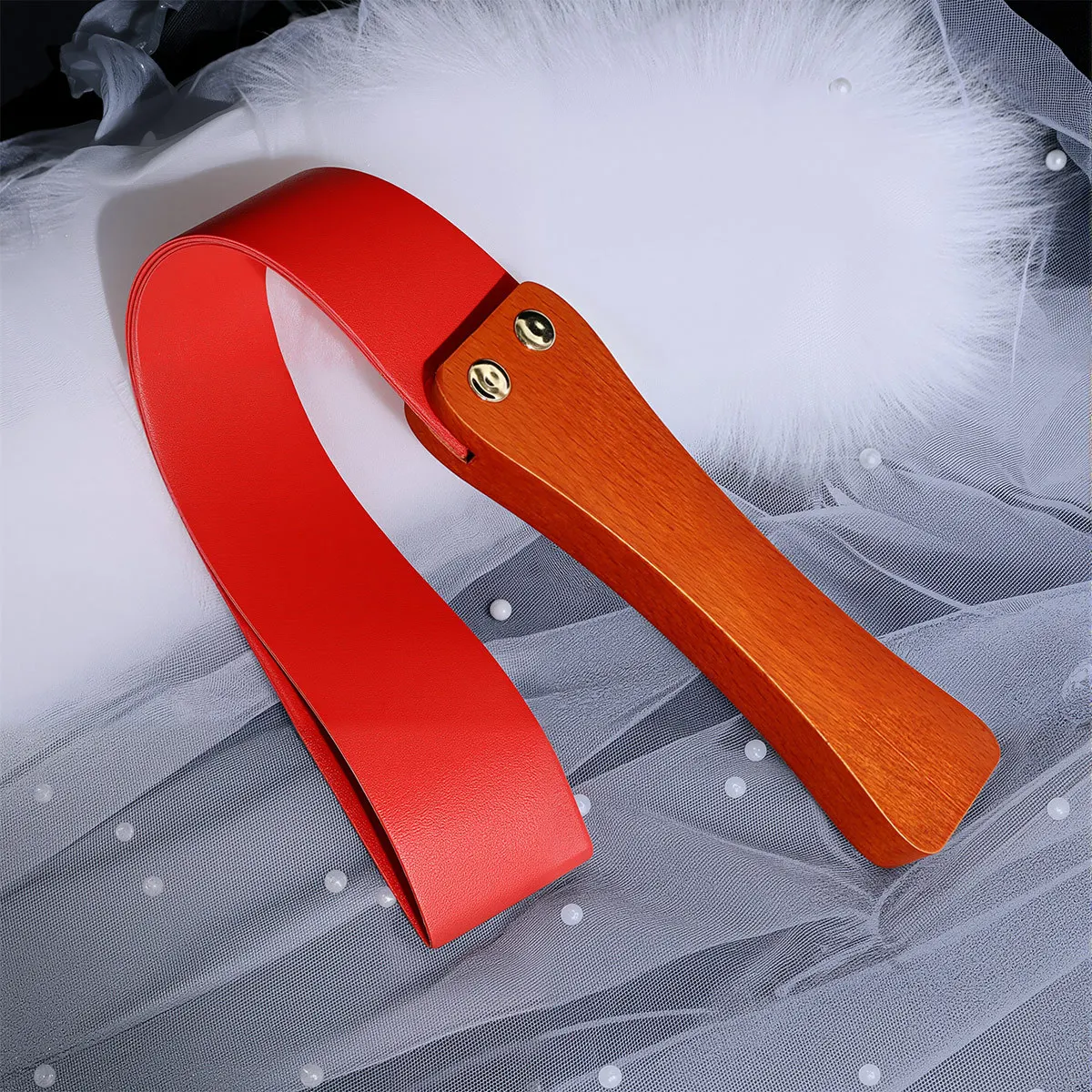 48 سنتيمتر مقبض خشبي بولي Leather الجلود الحصان سوط فلوجر ركوب الجلود برشاقة مجداف الفروسية التدريب الحصان