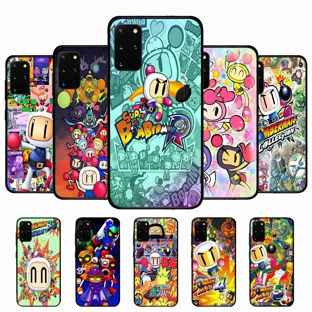 Super Bomberman Phone Case For Samsung S 24 fe 25 Ultra plus 20 lite 21 30 22 23 24 22 Ultra 5G Fundas