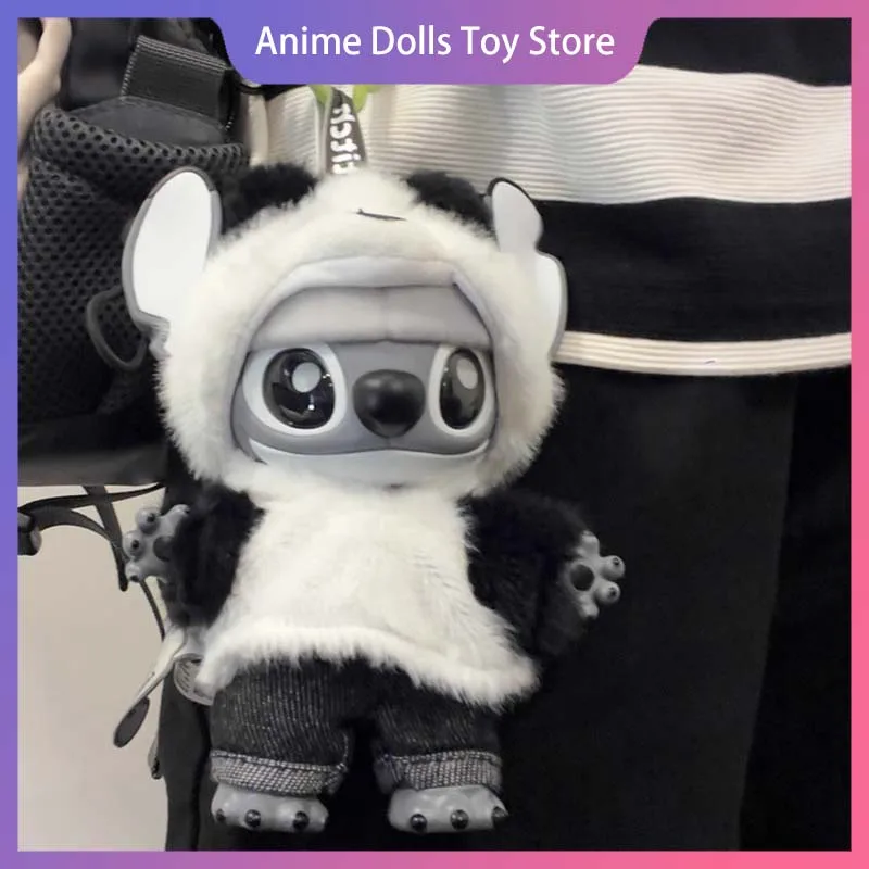 

Натуральная слепая коробка серии Stitch Gen Z Panda, милая модная игрушка с героями мультфильмов Диснея, рюкзак, брелок для ключей, сумка, украшение, коллекция кукол, подарок