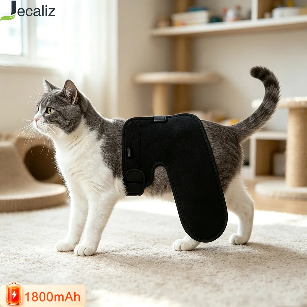 Dog Cats Hip Brace with Red Light Therapy,Suitable for Back Hind Legs,Help Alleviate Hip Arthritis and Hip Muscle Issues in Pets