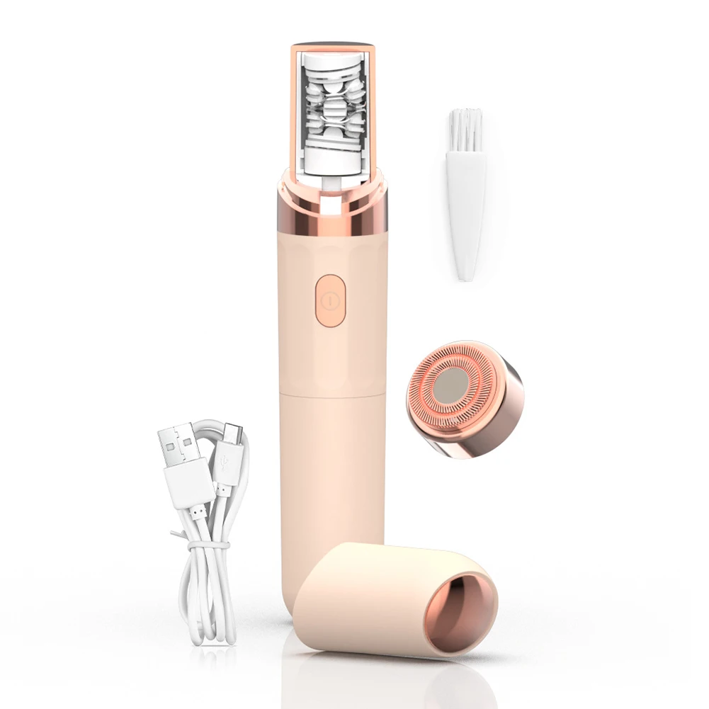 

Women Mini Electric Facial Hair Remover USB Rechargeable Hair Removal Epilator Wireless Face Shaver for Upper Lip Chin and Cheek