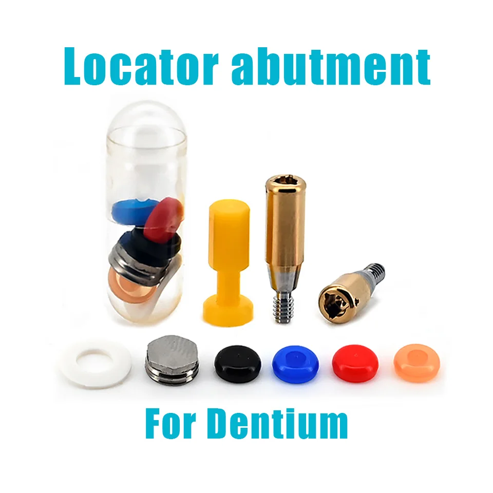 Dental Locator Abutment Compatible For Dentium System Overdenture High Stability Attachment Cap Clinic Lab Supply Factory Direct