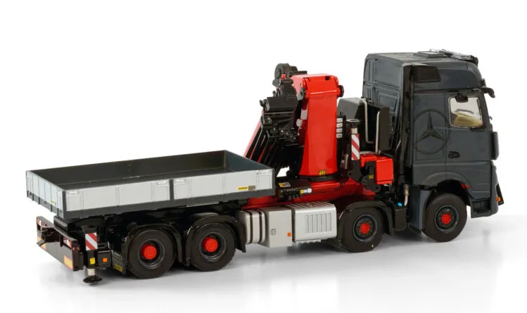 Alloy Model WSI 1:50 Scale MB 8X4 PALFINGER Tractor,Truck Mounted Crane Engineering Machinery Collectible DieCast Model 04-2139