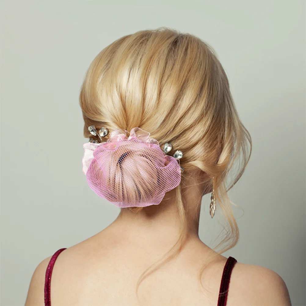 

10pcs Cover Mesh Net Women Hair Accessories Invisible Ballerina Bun Hair Net For Dance Ballet Gymnastics Reusable Bun Holder